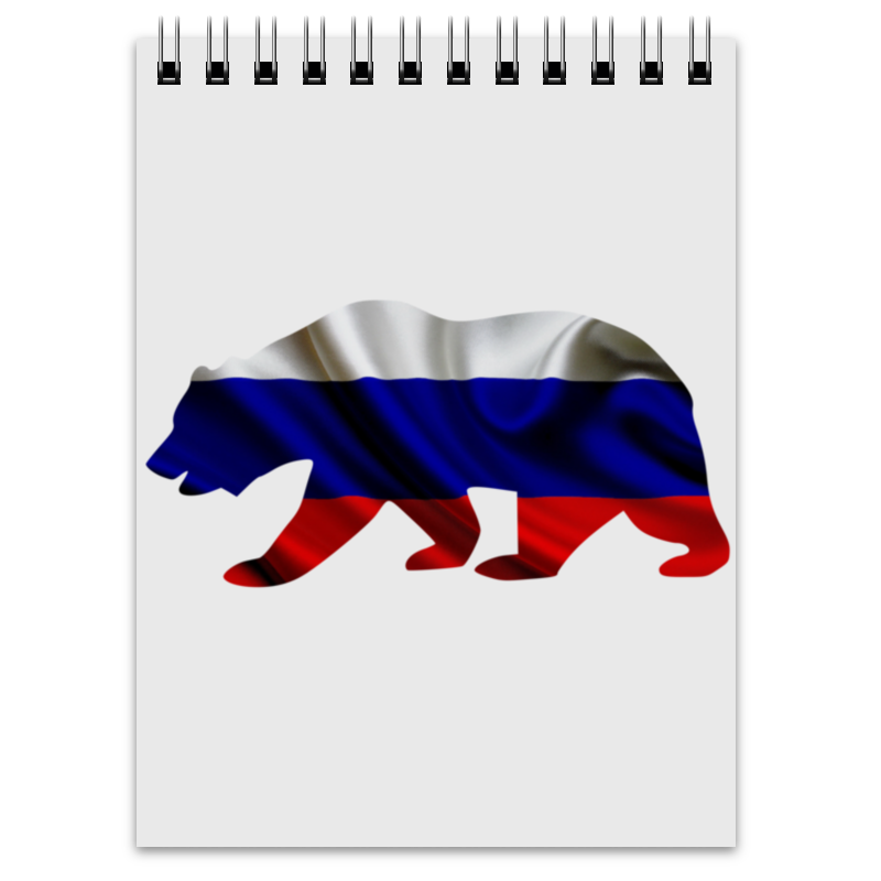 Printio Блокнот Русский медведь printio рубашка поло русский медведь
