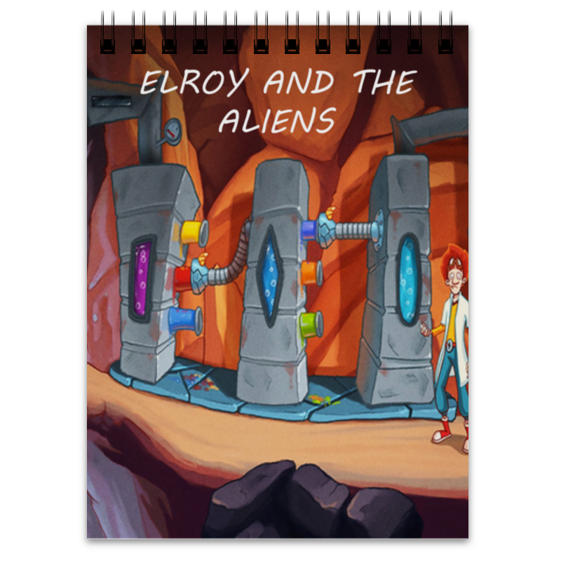 Printio Блокнот Elroy and the aliens