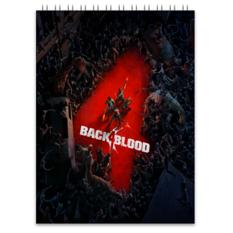 Printio Блокнот Back 4 blood ps4 игра wb back 4 blood специальное издание