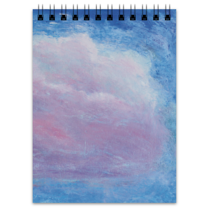 Printio Блокнот Розовое облако на небе printio чехол для samsung galaxy note розовое облако на небе