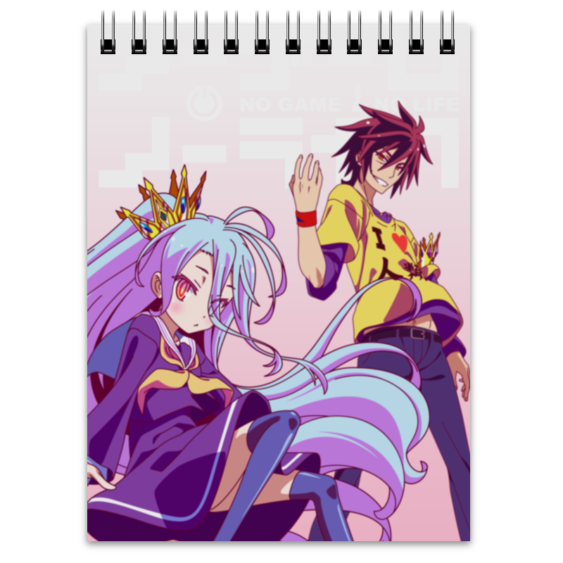 Printio Блокнот No game no life printio кружка цветная внутри no game no life