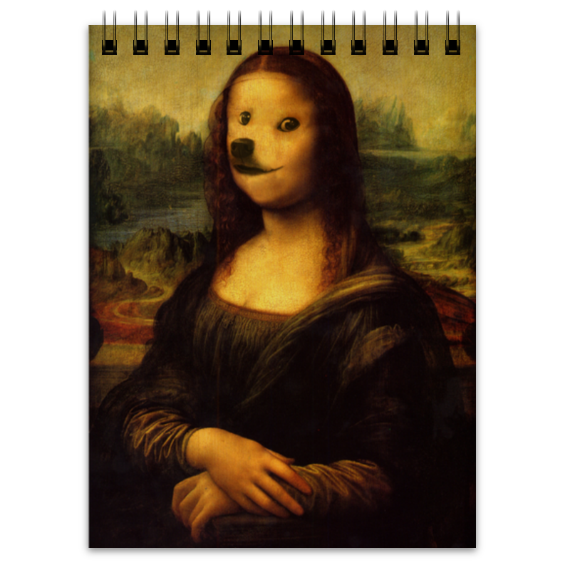 Printio Блокнот Mona doge