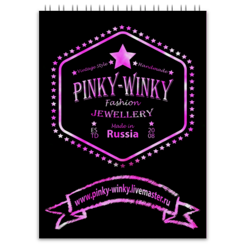 Printio Блокнот Pinky=winky printio сумка pinky winky