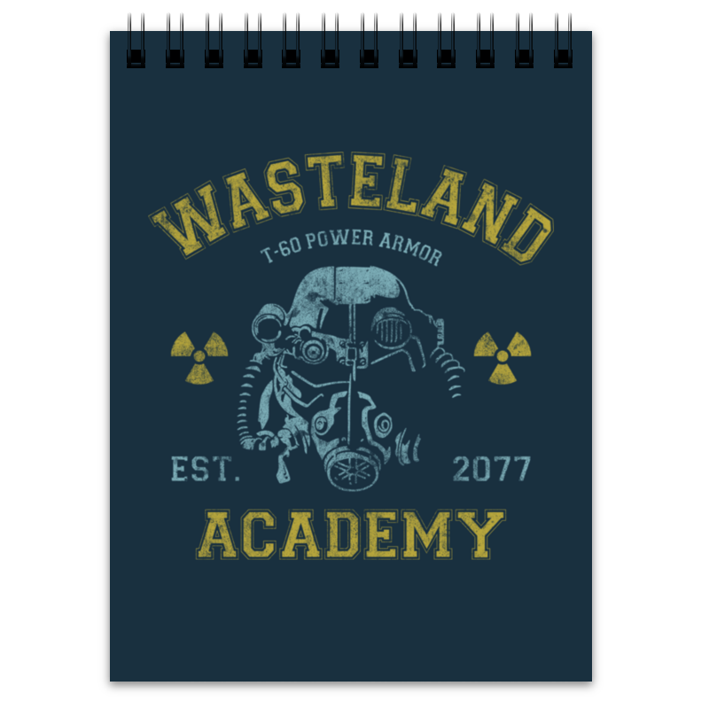 Printio Блокнот Fallout. wasteland academy printio блокнот fallout wasteland academy