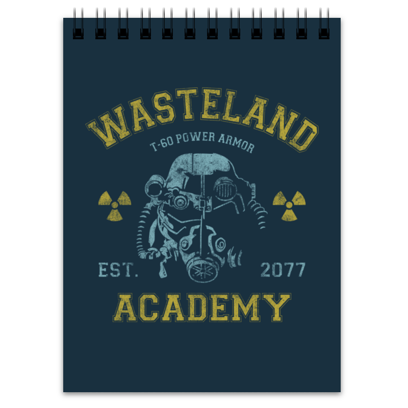 Printio Блокнот Fallout. wasteland academy