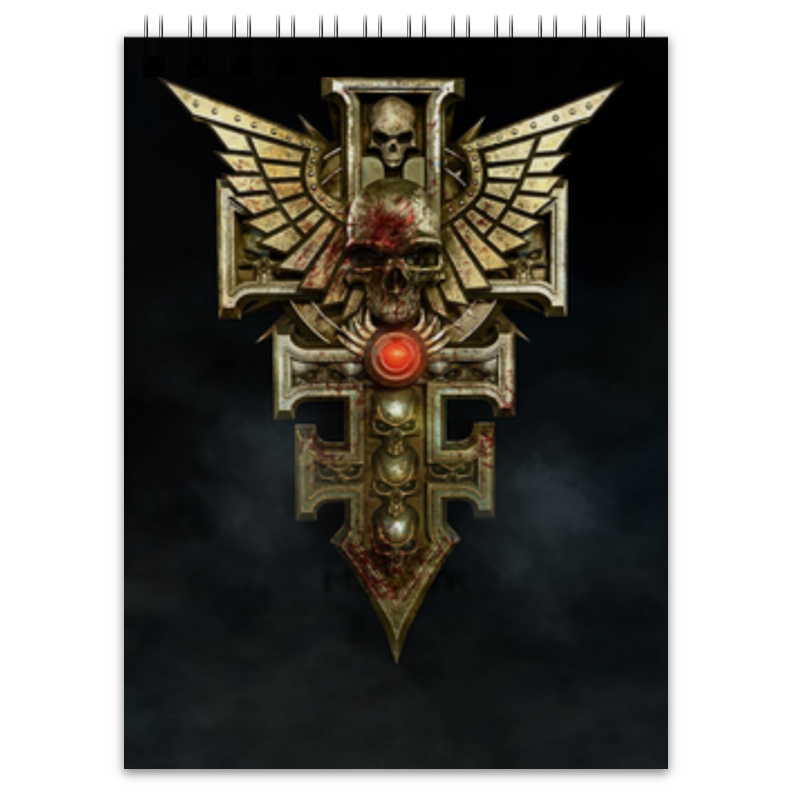 Printio Блокнот Инсигния (warhammer 40k) printio брелок квадратный 32x32 мм инсигния warhammer 40k