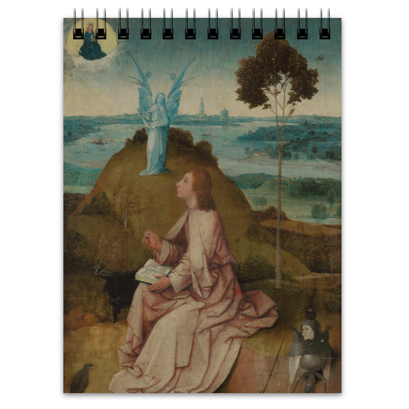 printio конверт средний с5 святой иоанн на патмосе картина босха Printio Блокнот Святой иоанн на патмосе (картина босха)