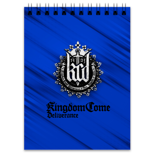 Заказать блокнот в Москве. Блокнот Kingdom Come Deliverance от THE_NISE  - готовые дизайны и нанесение принтов.