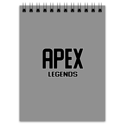 Заказать блокнот в Москве. Блокнот Apex Legends от THE_NISE  - готовые дизайны и нанесение принтов.