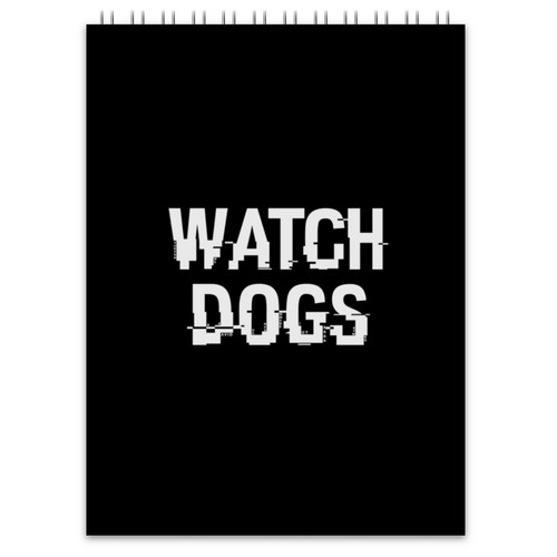 Заказать блокнот в Москве. Блокнот Watch Dogs Legion от THE_NISE  - готовые дизайны и нанесение принтов.