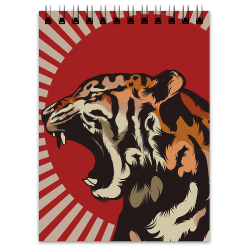 Блокнот Тигр арт #1575026 в Москве, цена 400 руб.: купить блокнот с принтом  от Leichenwagen в интернет-магазине