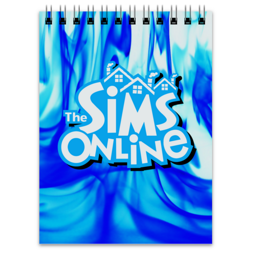 Заказать блокнот в Москве. Блокнот Sims Online от THE_NISE  - готовые дизайны и нанесение принтов.