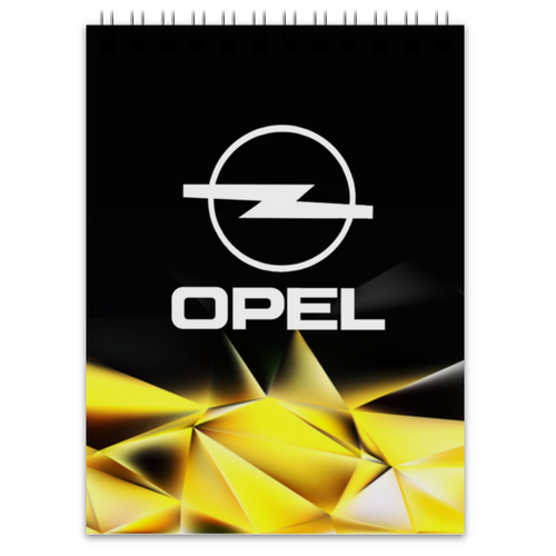Заказать блокнот в Москве. Блокнот Авто Opel от THE_NISE  - готовые дизайны и нанесение принтов.