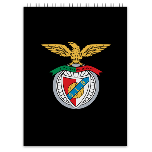 Заказать блокнот в Москве. Блокнот Benfica от THE_NISE  - готовые дизайны и нанесение принтов.