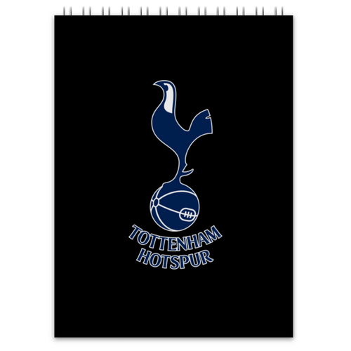 Заказать блокнот в Москве. Блокнот Tottenham Hotspur от THE_NISE  - готовые дизайны и нанесение принтов.