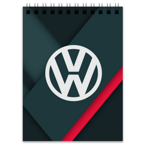 Заказать блокнот в Москве. Блокнот Volkswagen от THE_NISE  - готовые дизайны и нанесение принтов.