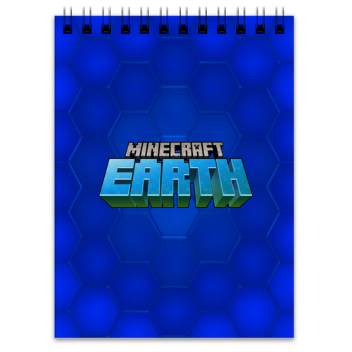 Заказать блокнот в Москве. Блокнот Minecraft Earth от THE_NISE  - готовые дизайны и нанесение принтов.