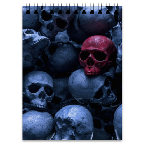 Заказать блокнот в Москве. Блокнот Red Skull от Дана Столыпина - готовые дизайны и нанесение принтов.