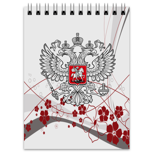 Заказать блокнот в Москве. Блокнот герб РФ от THE_NISE  - готовые дизайны и нанесение принтов.