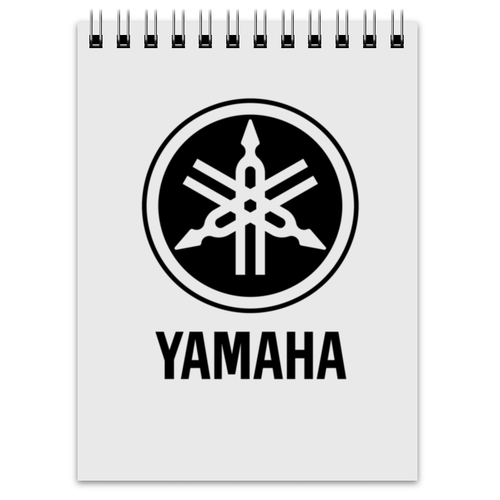 Заказать блокнот в Москве. Блокнот YAMAHA от DESIGNER   - готовые дизайны и нанесение принтов.