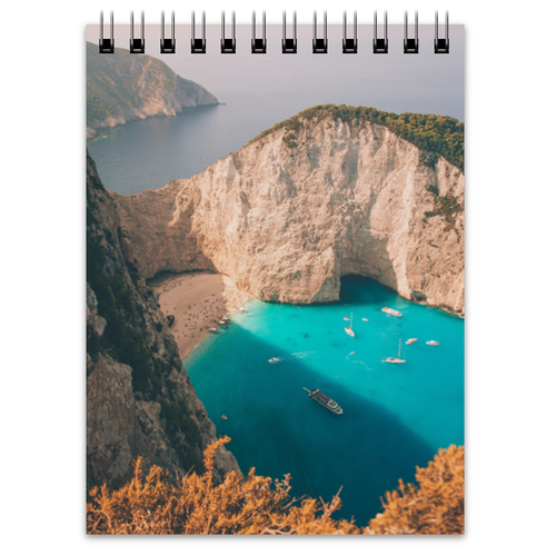 Заказать блокнот в Москве. Блокнот Summer time! от FireFoxa - готовые дизайны и нанесение принтов.