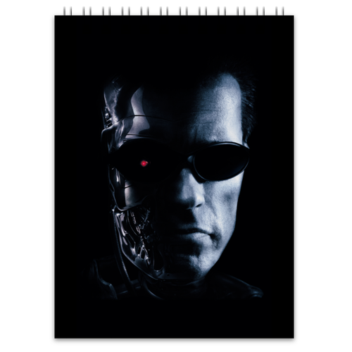 Заказать блокнот в Москве. Блокнот Терминатор Т-1000 от lordzedd - готовые дизайны и нанесение принтов.