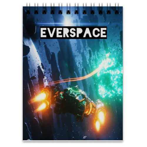 Заказать блокнот в Москве. Блокнот Everspace от THE_NISE  - готовые дизайны и нанесение принтов.