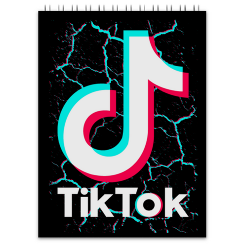 Заказать блокнот в Москве. Блокнот TIK TOK (Tik Tok video) от vista12761@rambler.ru - готовые дизайны и нанесение принтов.