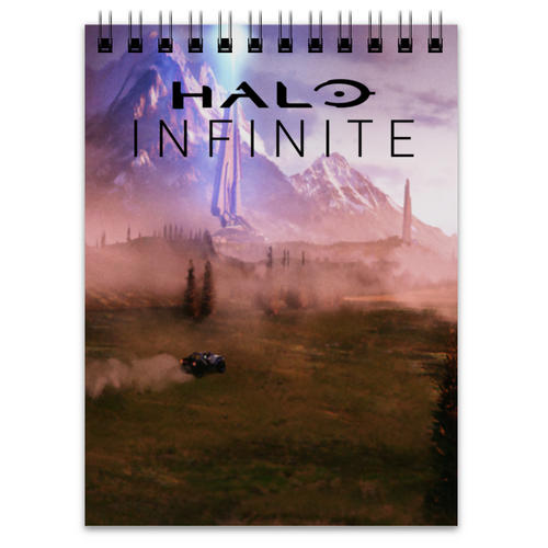 Заказать блокнот в Москве. Блокнот Halo Infinite от THE_NISE  - готовые дизайны и нанесение принтов.