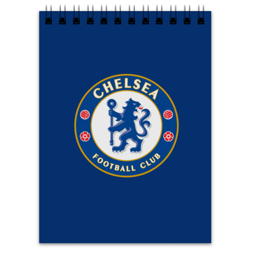 Заказать блокнот в Москве. Блокнот Chelsea FC от THE_NISE  - готовые дизайны и нанесение принтов.