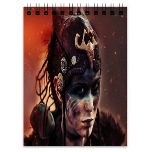 Заказать блокнот в Москве. Блокнот Hellblade от THE_NISE  - готовые дизайны и нанесение принтов.