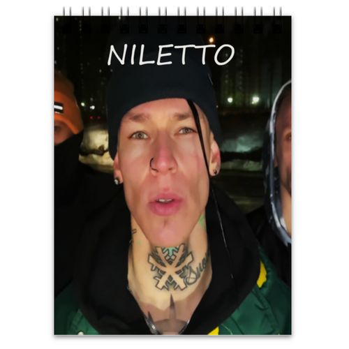 Заказать блокнот в Москве. Блокнот Niletto от THE_NISE  - готовые дизайны и нанесение принтов.