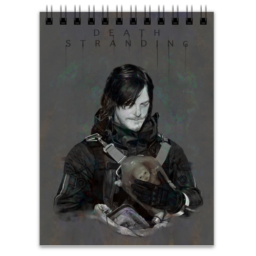 Заказать блокнот в Москве. Блокнот Death Stranding от Дана Столыпина - готовые дизайны и нанесение принтов.