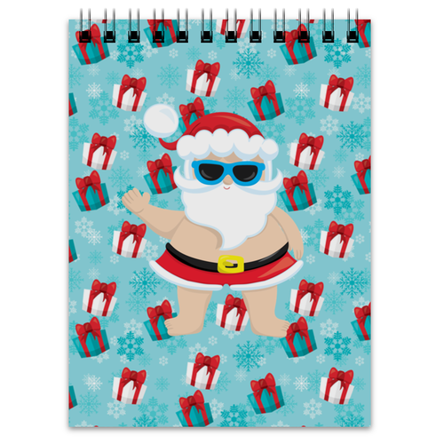 Заказать блокнот в Москве. Блокнот Santa от THE_NISE  - готовые дизайны и нанесение принтов.