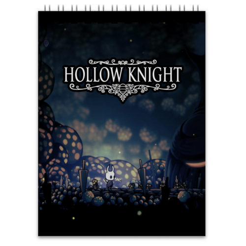 Заказать блокнот в Москве. Блокнот Hollow Knight от THE_NISE  - готовые дизайны и нанесение принтов.
