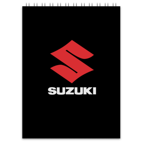 Заказать блокнот в Москве. Блокнот SUZUKI от DESIGNER   - готовые дизайны и нанесение принтов.