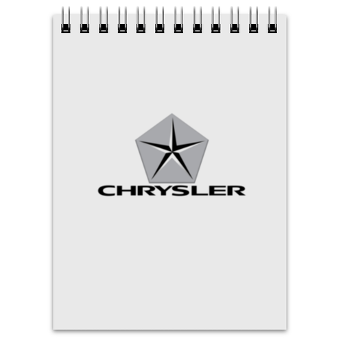 Заказать блокнот в Москве. Блокнот Chrysler от DESIGNER   - готовые дизайны и нанесение принтов.