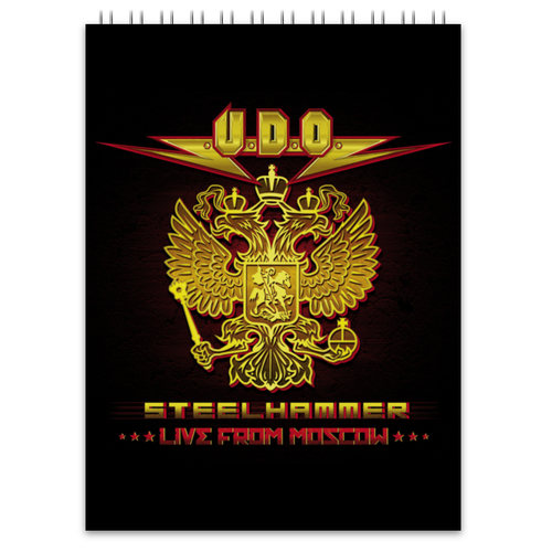 Заказать блокнот в Москве. Блокнот U.D.O. Band от Leichenwagen - готовые дизайны и нанесение принтов.
