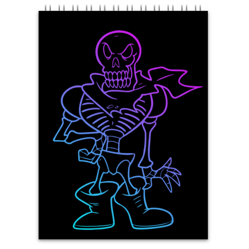 Заказать блокнот в Москве. Блокнот Undertale от weeert - готовые дизайны и нанесение принтов.
