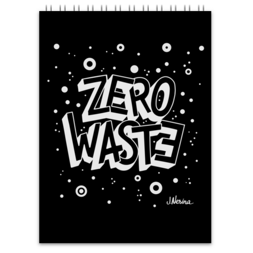 Заказать блокнот в Москве. Блокнот Zero Waste от cofynne - готовые дизайны и нанесение принтов.