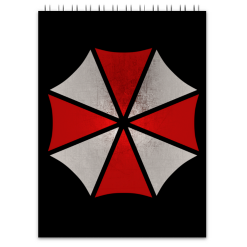 Заказать блокнот в Москве. Блокнот Umbrella от GeekFox  - готовые дизайны и нанесение принтов.