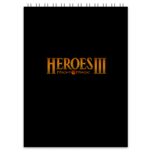 Заказать блокнот в Москве. Блокнот Heroes 3 от THE_NISE  - готовые дизайны и нанесение принтов.