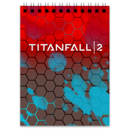 Заказать блокнот в Москве. Блокнот Titanfall 2 от THE_NISE  - готовые дизайны и нанесение принтов.