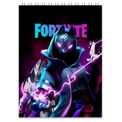 Заказать блокнот в Москве. Блокнот FORTNITE от geekbox - готовые дизайны и нанесение принтов.