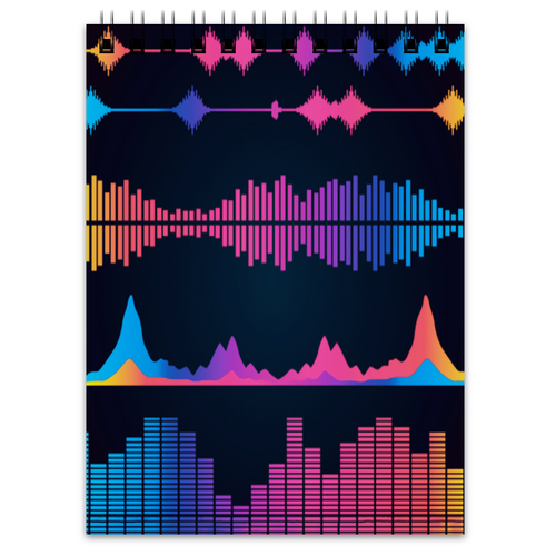 Звук блокнота. Stream graph. Stream graph Design.