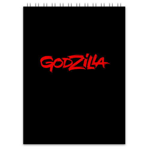 Заказать блокнот в Москве. Блокнот Godzilla от THE_NISE  - готовые дизайны и нанесение принтов.