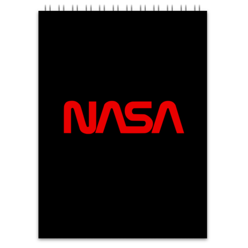 Заказать блокнот в Москве. Блокнот NASA  от DESIGNER   - готовые дизайны и нанесение принтов.