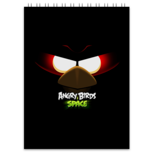 Заказать блокнот в Москве. Блокнот Space (Angry Birds) от Аня Лукьянова - готовые дизайны и нанесение принтов.
