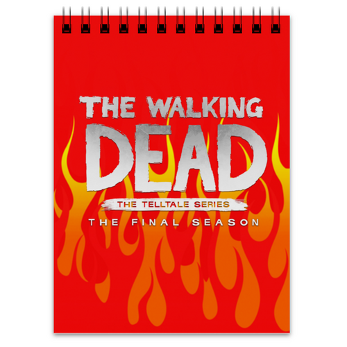 Заказать блокнот в Москве. Блокнот The Walking Dead от THE_NISE  - готовые дизайны и нанесение принтов.