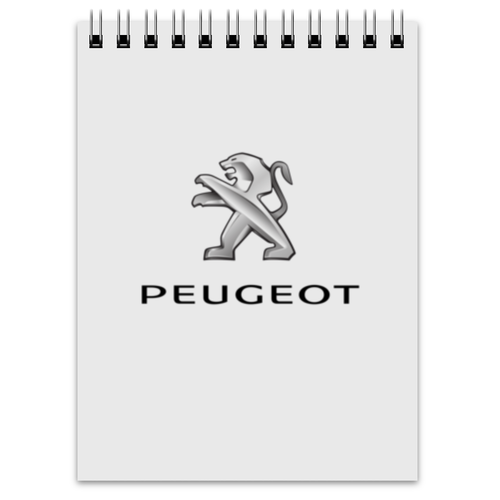 Заказать блокнот в Москве. Блокнот PEUGEOT от DESIGNER   - готовые дизайны и нанесение принтов.